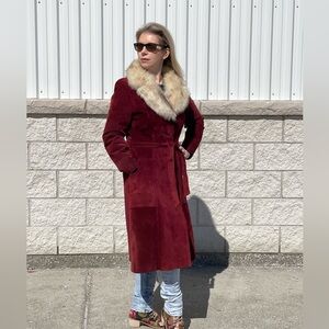 70s suede coat
